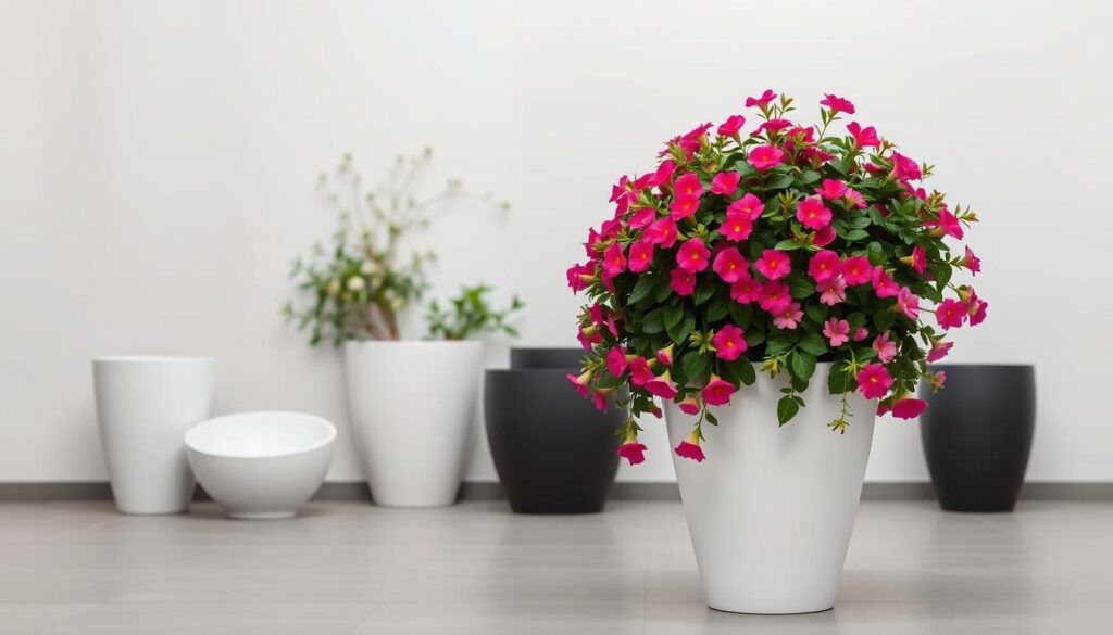 Blumenkübel als Gestaltungselement