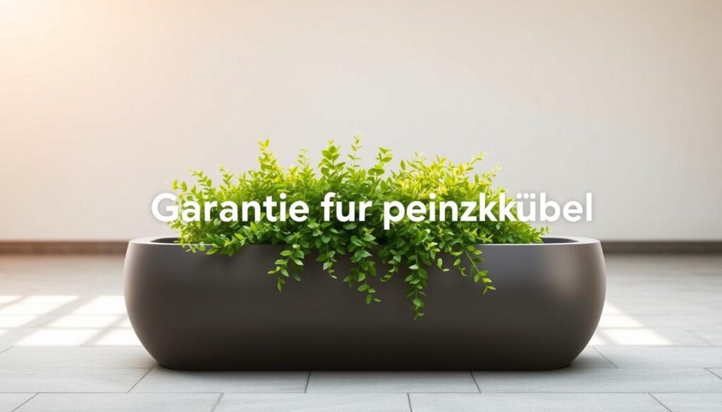 Garantie für Pflanzkübel