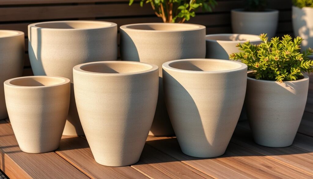 Materialien für Pflanzkübel