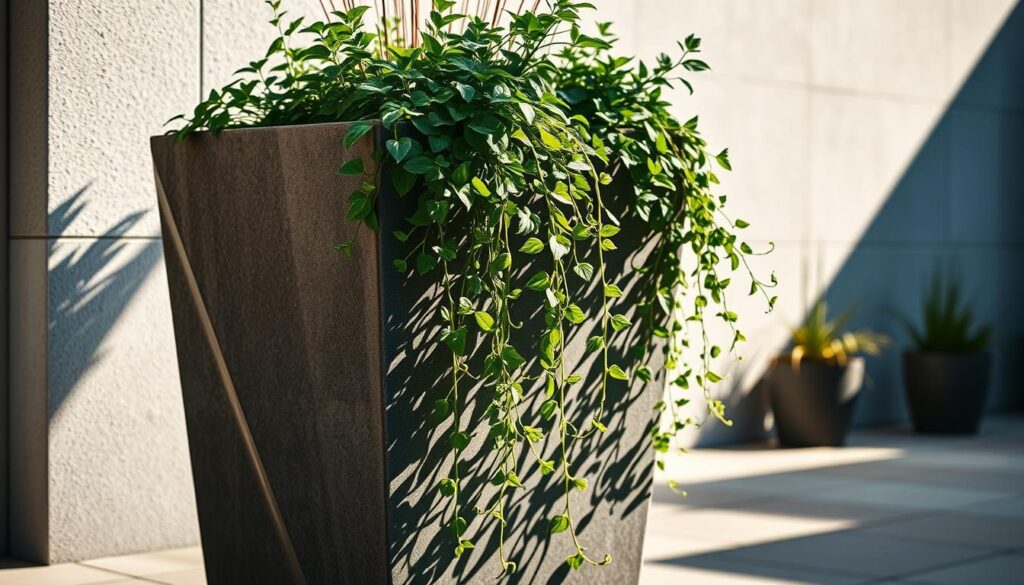 eckige pflanzkübel für garten und terrasse